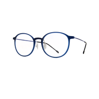 Tonysame Unisex Blue Plastic Round LPT185/BLUM - Vision Express Optical Philippines