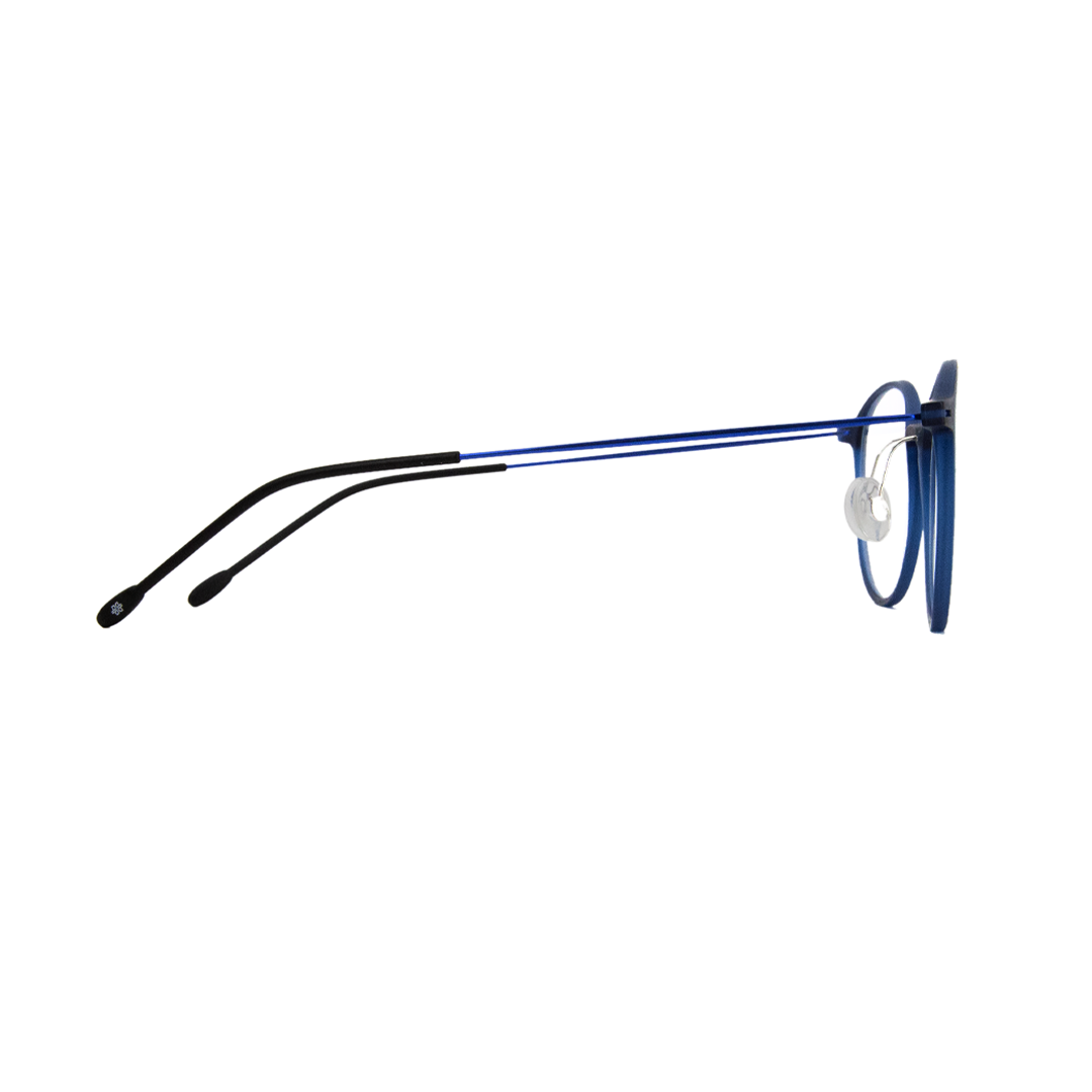 Tonysame Unisex Blue Plastic Round LPT185/BLUM - Vision Express Optical Philippines