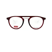 Levis Unisex Red Plastic Round Eyeglasses LS10013KJ49 - Vision Express Optical Philippines