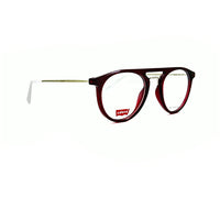 Levis Unisex Red Plastic Round Eyeglasses LS10013KJ49 - Vision Express Optical Philippines