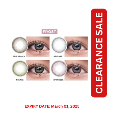 Maxi Eyes Frost Colored Graded Contact Lenses Brit Brown (March 01, 2025)