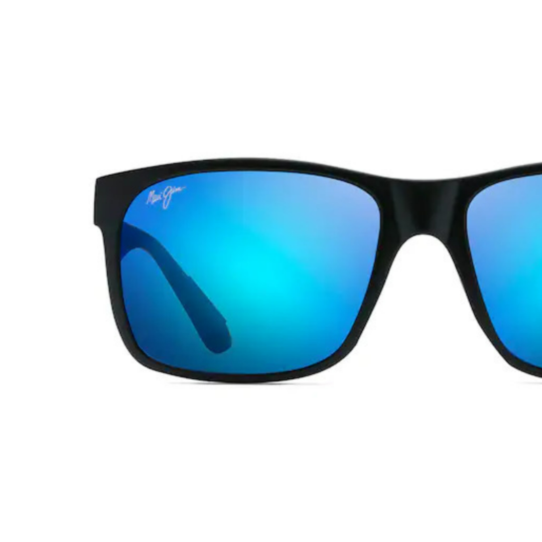 Maui Jim Men's Black Plastic Square Sunglasses MJ432/2M RED SANDS - Vision Express Optical Philippines