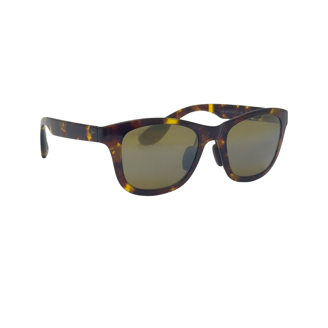 Maui Jim Men's Tortoise Plastic Square Sunglasses MJ434/10L HANA BAY - Vision Express Optical Philippines