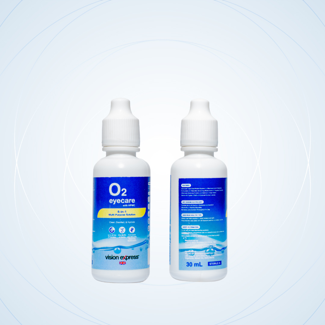 O2 Eyecare Contact Lens Solution 30ml - Vision Express Optical Philippines