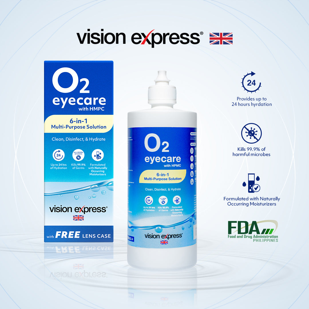 O2 Eyecare Contact Lens Solution 360ml - Vision Express Optical Philippines