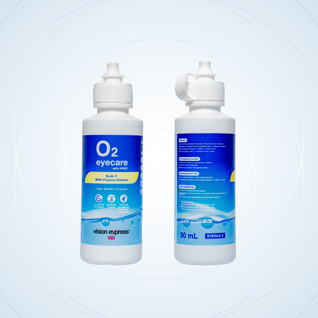 O2 Eyecare Contact Lens Solution 90ml - Vision Express Optical Philippines