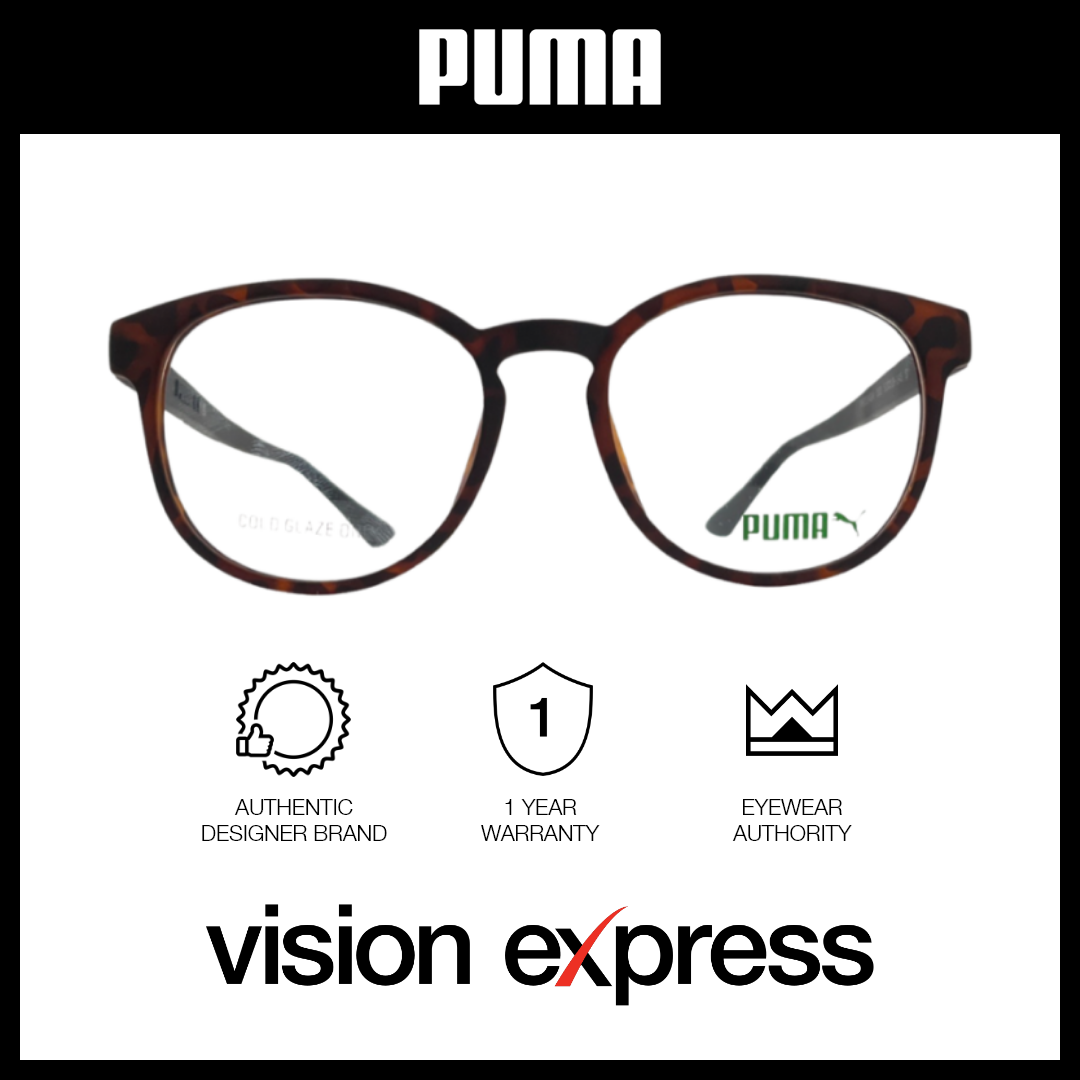 Puma Unisex Brown Plastic Round Eyeglasses PE0194OA00252 - Vision Express Optical Philippines