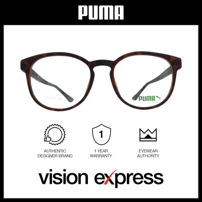 Puma Unisex Brown Plastic Round Eyeglasses PE0194OA00252 - Vision Express Optical Philippines