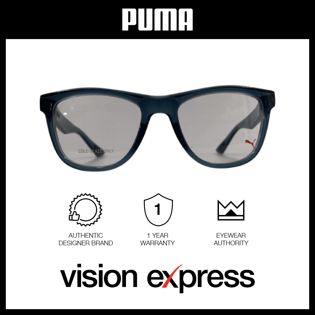 Puma Unisex Blue Plastic Round Eyeglasses PU0404O00354 - Vision Express Optical Philippines