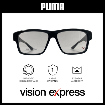 Puma Men's Black Plastic Square Eyeglasses PU0408O00157 - Vision Express Optical Philippines