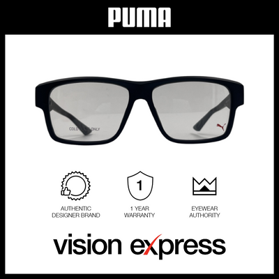 Puma Men's Black Plastic Square Eyeglasses PU0408O00257 - Vision Express Optical Philippines