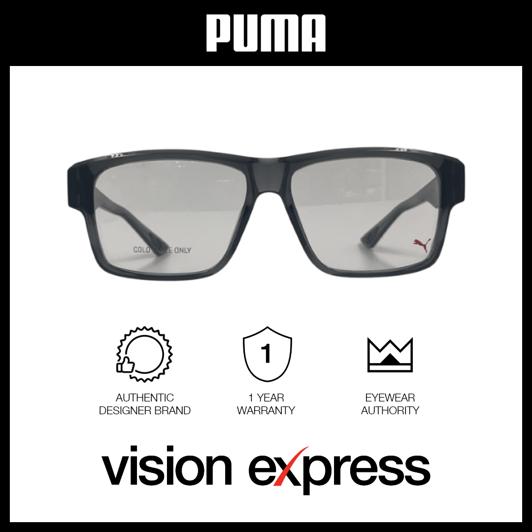 Puma Men's Grey Plastic Square Eyeglasses PU0408O00357 - Vision Express Optical Philippines