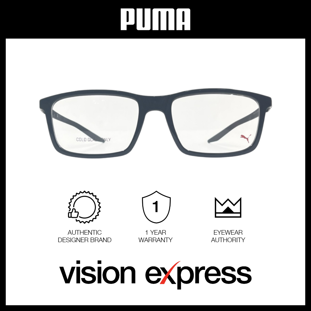 Puma Men's Black Plastic Square Eyeglasses PU0418O00155 - Vision Express Optical Philippines