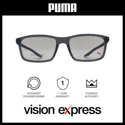 Puma Men's Grey Plastic Square Eyeglasses PU0418O00255 - Vision Express Optical Philippines
