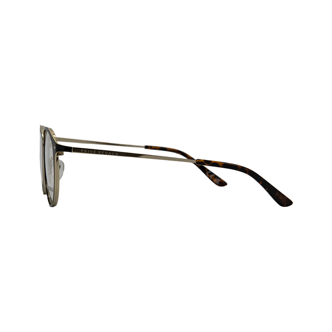 Prive Revaux Brown Metal Round Eyeglasses PV106992FG450 - Vision Express Optical Philippines