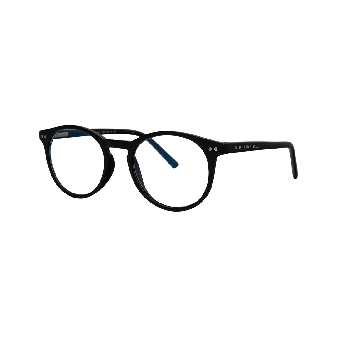 Prive Revaux Black Acetate Round Eyeglasses PVMAESTROC9049 - Vision Express Optical Philippines