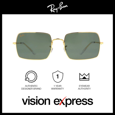 Ray-Ban Women's Gold Metal Rectangle Sunglasses RB1969/9196/31 - Vision Express Optical Philippines