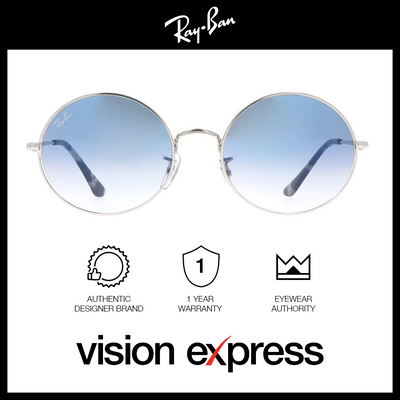 Ray-Ban Women's Silver Metal Oval Sunglasses RB1970/9149/3F - Vision Express Optical Philippines
