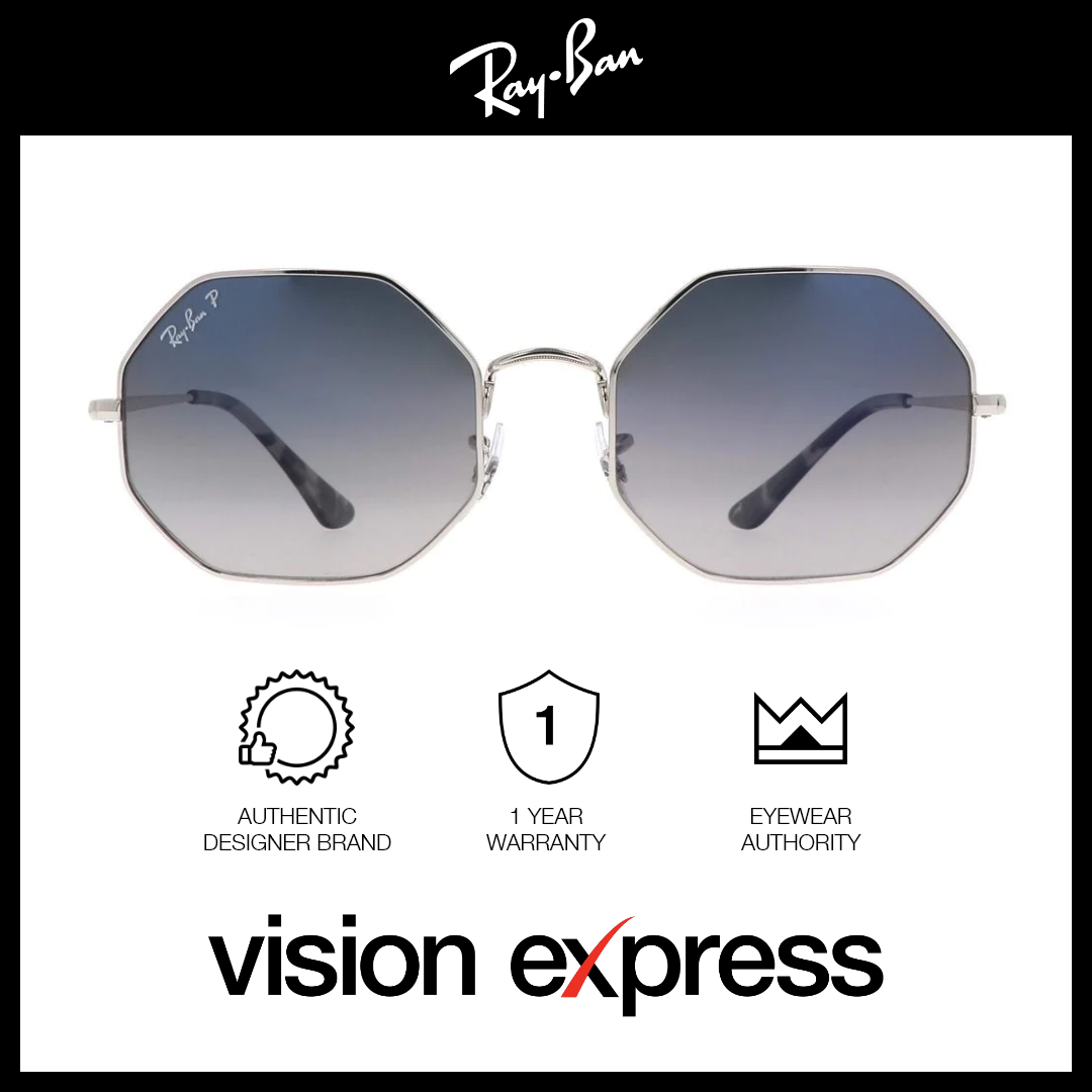 Ray-Ban Unisex Silver Metal Irregular Sunglasses RB1972/9149/78 - Vision Express Optical Philippines