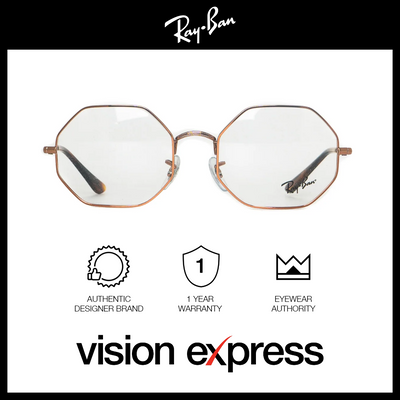 Ray-Ban Unisex Copper Metal Irregular Eyeglasses RB1972V/2943_51 - Vision Express Optical Philippines