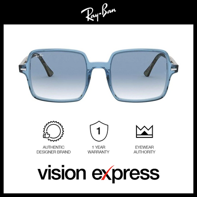 Ray-Ban Unisex Blue Plastic Square Sunglasses RB1973/1319/3F - Vision Express Optical Philippines