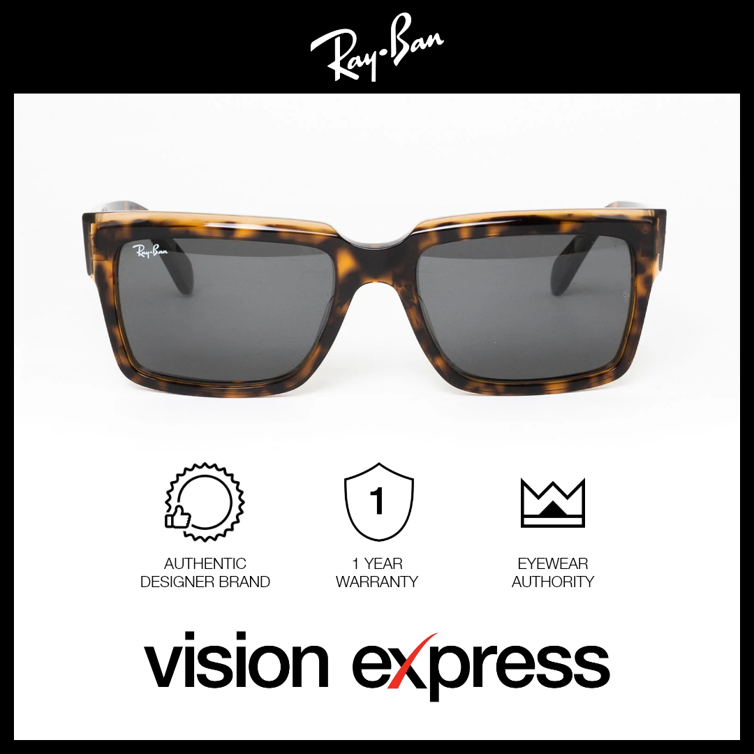 Ray-Ban Unisex Brown Plastic Rectangle Sunglasses RB2191F/1292/B1 - Vision Express Optical Philippines