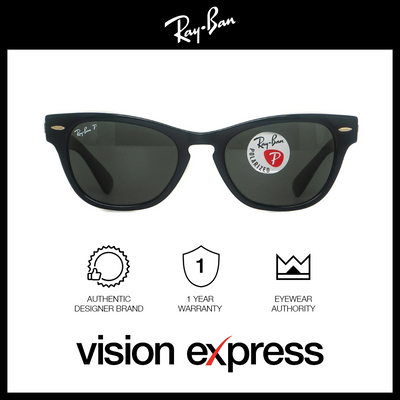 Ray-Ban Unisex Black Plastic Irregular Sunglasses RB22019015854 - Vision Express Optical Philippines
