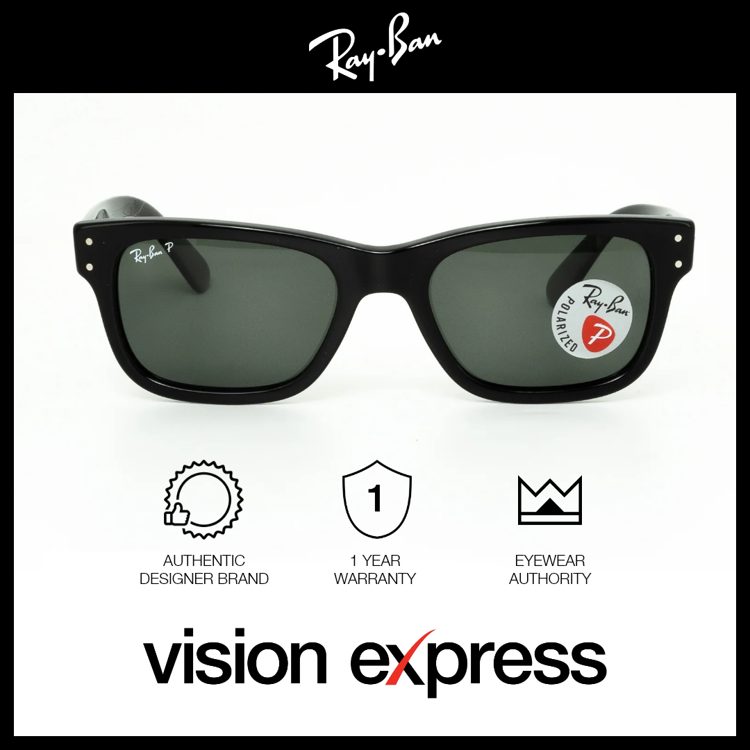 Ray-Ban Men's Black Acetate Rectangle Sunglasses RB2283F9015855 - Vision Express Optical Philippines