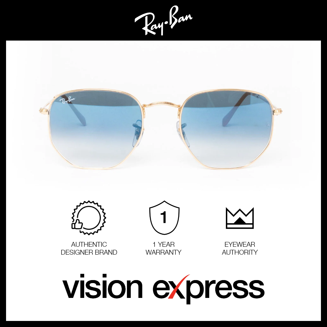 Ray-Ban Unisex Grey Metal Irregular Sunglasses RB35480013F54 - Vision Express Optical Philippines
