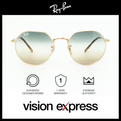 Ray-Ban Unisex Gold Metal Irregular Sunglasses RB3565001GD53 - Vision Express Optical Philippines