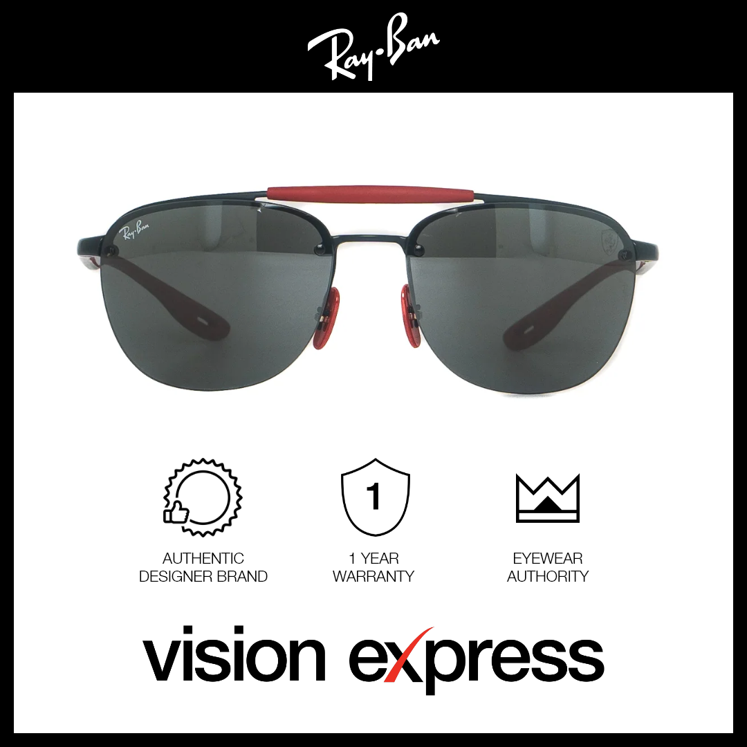 Ray-Ban Unisex Grey Carbon Fiber Square Sunglasses RB3662M/F002/6G - Vision Express Optical Philippines