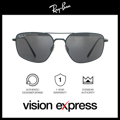 Ray-Ban Unisex Black Metal Irregular Sunglasses RB3666/002/K3 - Vision Express Optical Philippines