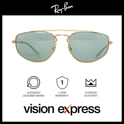 Ray-Ban Unisex Gold Metal Irregular Sunglasses RB3668/001/Q5 - Vision Express Optical Philippines