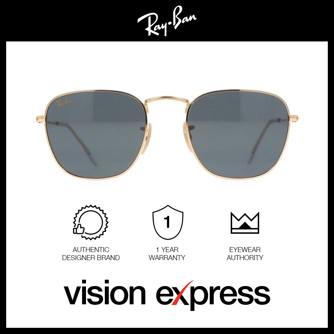 Ray-Ban Unisex Gold Metal Square Sunglasses RB3857/9196/R5 - Vision Express Optical Philippines