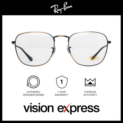Ray-Ban Unisex Gold Metal Square Eyeglasses RB3857VF311755 - Vision Express Optical Philippines