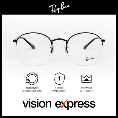 Ray-Ban Unisex Black Metal Round Eyeglasses RB3947V250351 - Vision Express Optical Philippines