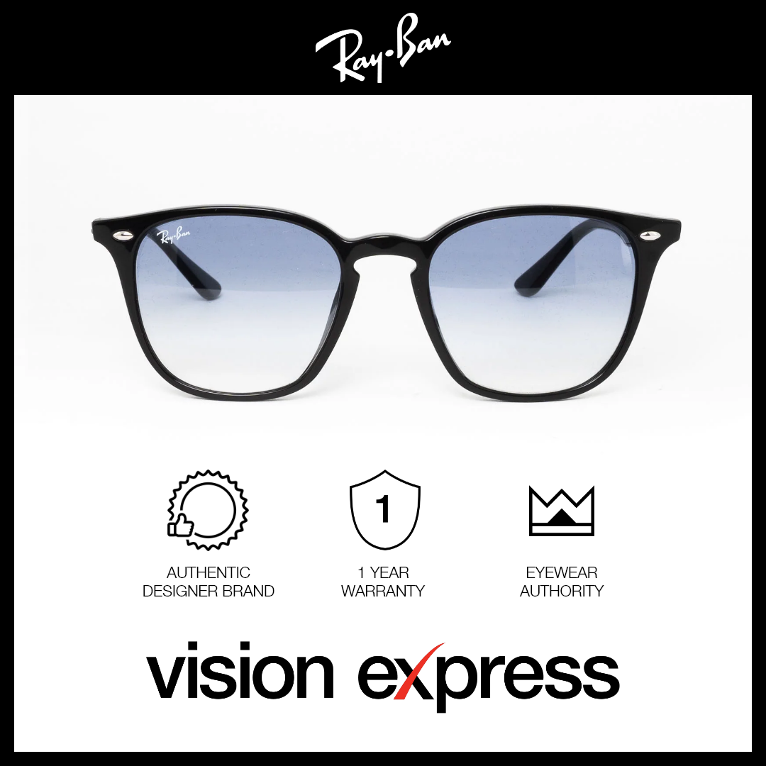 Ray-Ban Unisex Black Plastic Square Sunglasses RB4258F6011952 - Vision Express Optical Philippines
