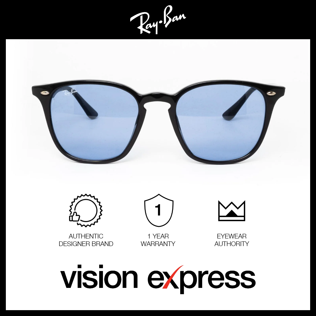 Ray-Ban Unisex Black Plastic Square Sunglasses RB4258F6018052 - Vision Express Optical Philippines