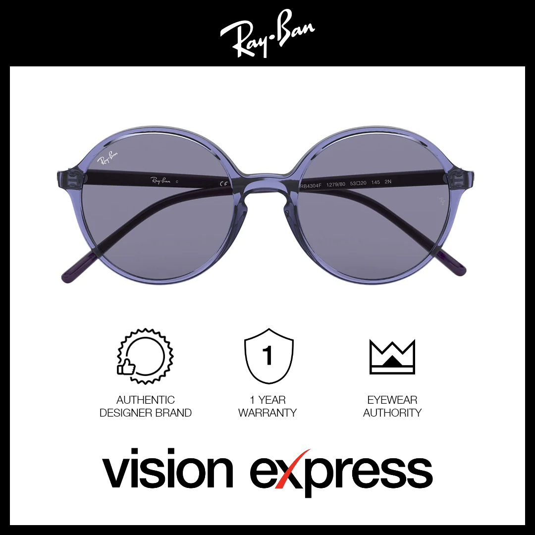 Ray-Ban Women's Grey Plastic Round Sunglasses RB4304F/1279/80 - Vision Express Optical Philippines