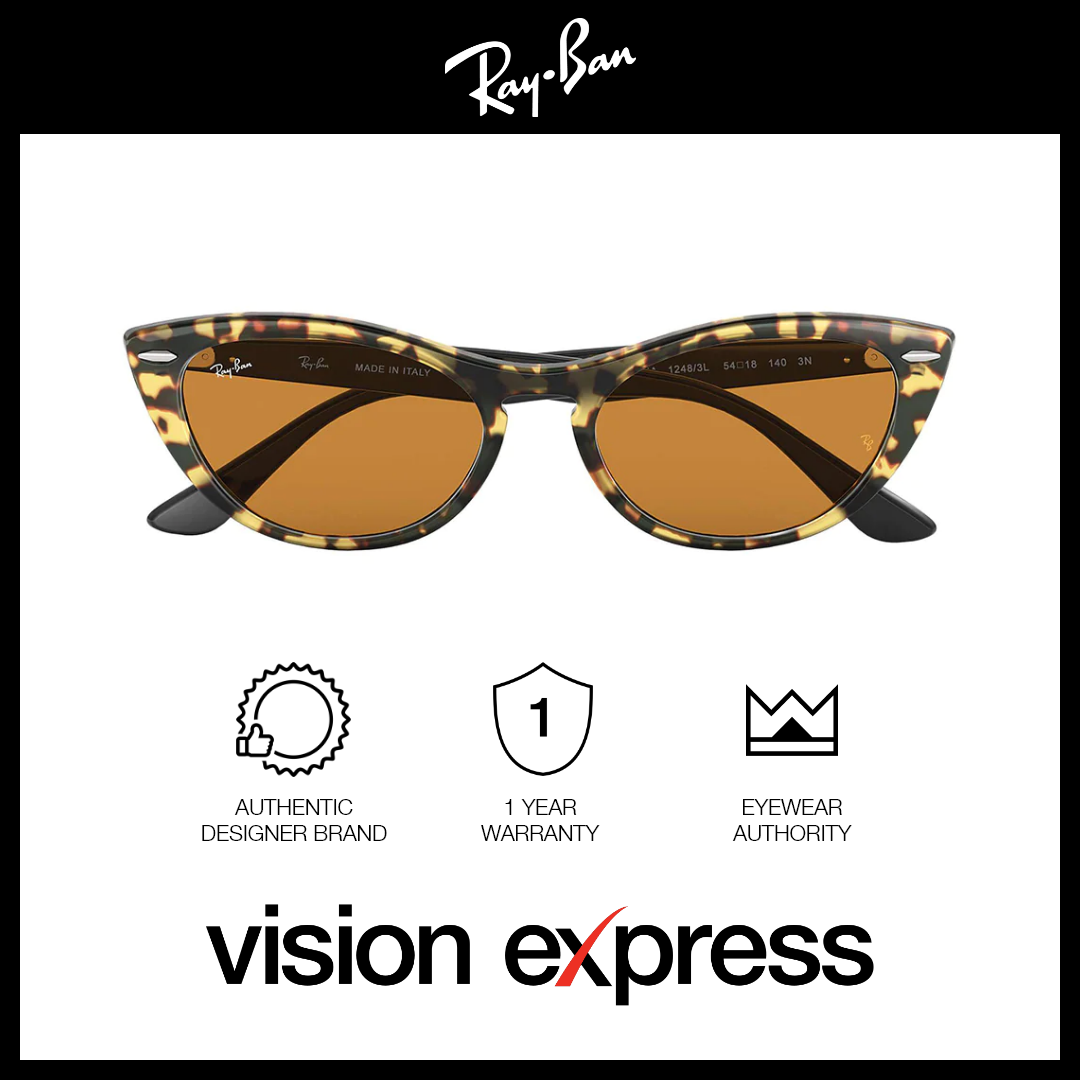 Ray-Ban Women's Tortoise Plastic Cat Eye Sunglasses RB4314N/1248/3L - Vision Express Optical Philippines
