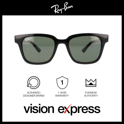 Ray-Ban Unisex Black Plastic Square Sunglasses RB4323F/601/9A - Vision Express Optical Philippines