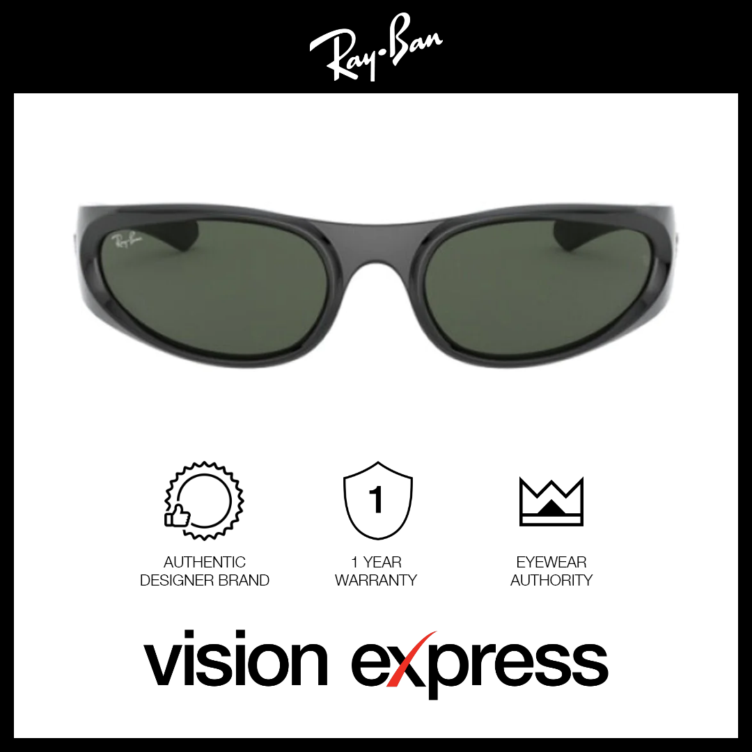 Ray-Ban Unisex Black Plastic Irregular Sunglasses RB4332/601/71 - Vision Express Optical Philippines