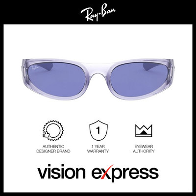 Ray-Ban Unisex Transparent Purple Plastic Irregular Sunglasses RB4332/6481/80 - Vision Express Optical Philippines