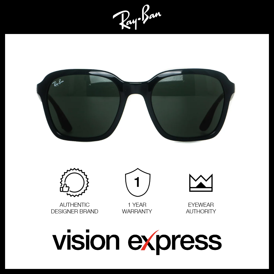 Ray-Ban Unisex Black Plastic Square Sunglasses RB4343M/F601/71 - Vision Express Optical Philippines