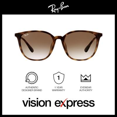Ray-Ban Women's Brown Plastic Square Sunglasses RB4348D/710/13 - Vision Express Optical Philippines