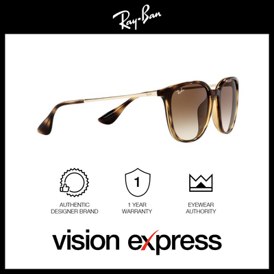 Ray-Ban Women's Brown Plastic Square Sunglasses RB4348D/710/13 - Vision Express Optical Philippines
