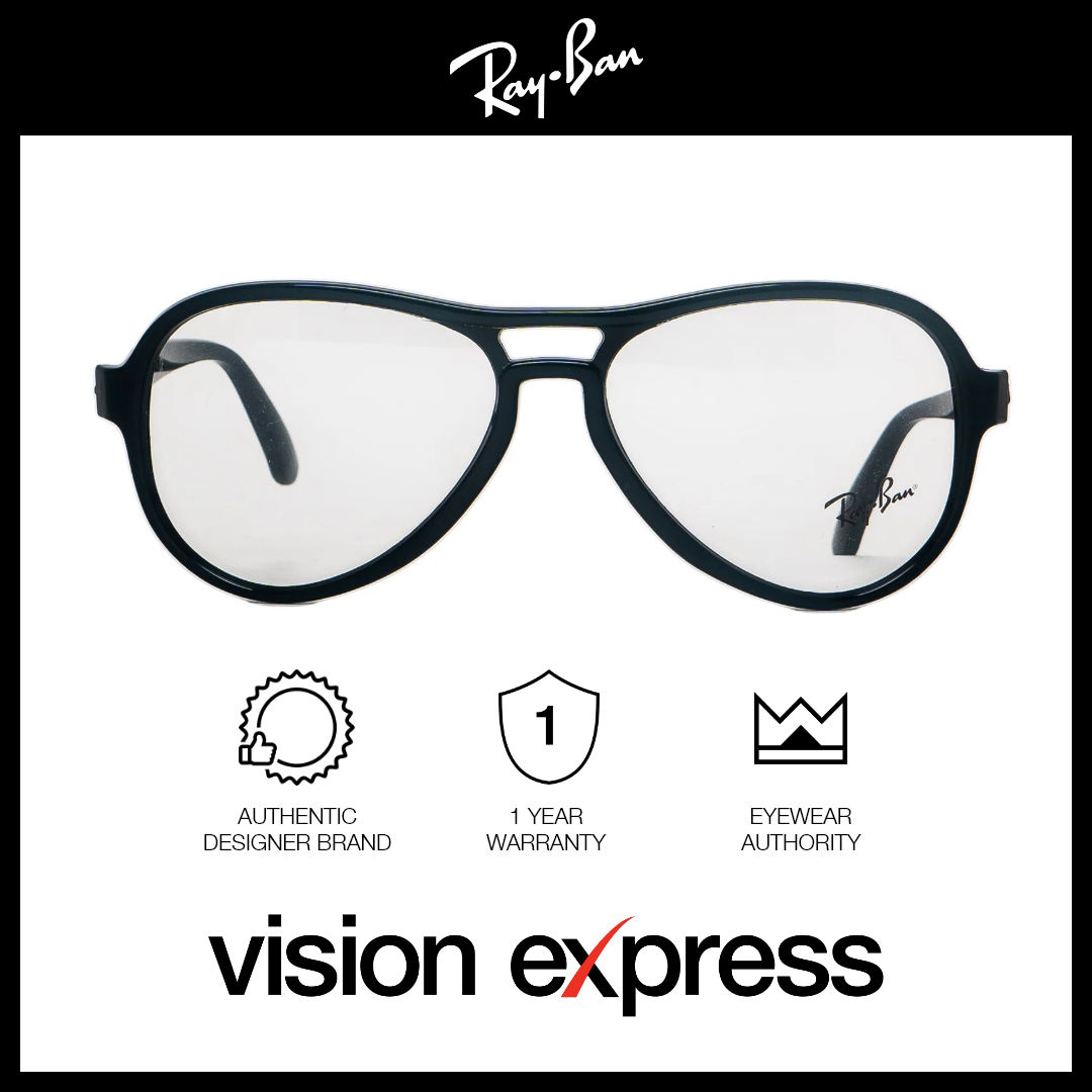 Ray-Ban Unisex Black Plastic Aviator Eyeglasses RB4355V200055 - Vision Express Optical Philippines