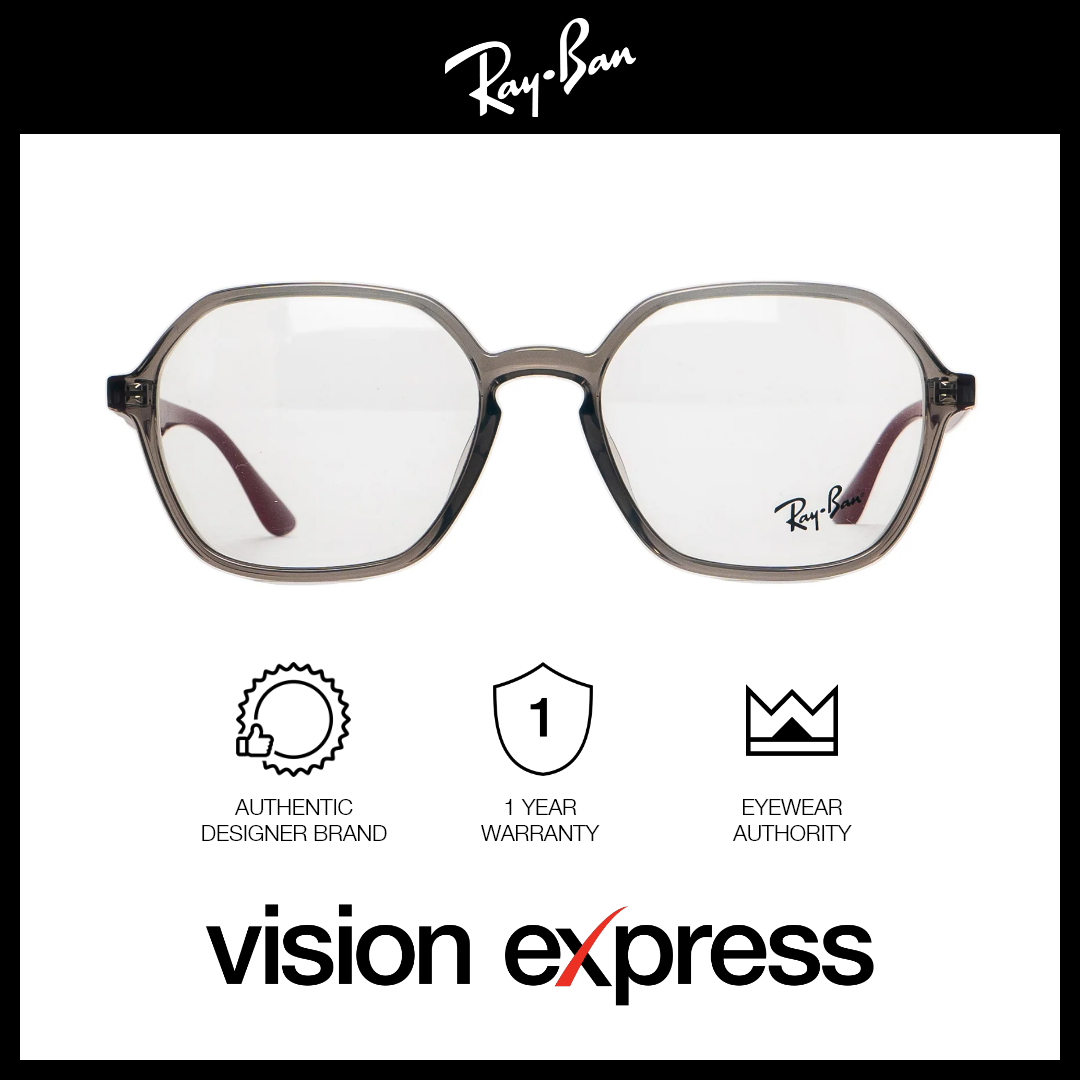 Ray-Ban Unisex Grey Plastic Irregular Eyeglasses RB4361VF808354 - Vision Express Optical Philippines
