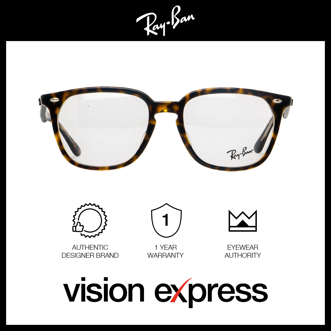 Ray-Ban Unisex Brown Acetate Square Eyeglasses RB4362VF508253 - Vision Express Optical Philippines