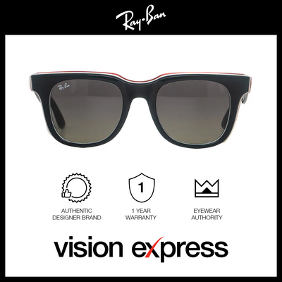 Ray-Ban Unisex Black Plastic Wayfarer Sunglasses RB4368/6518/11 - Vision Express Optical Philippines